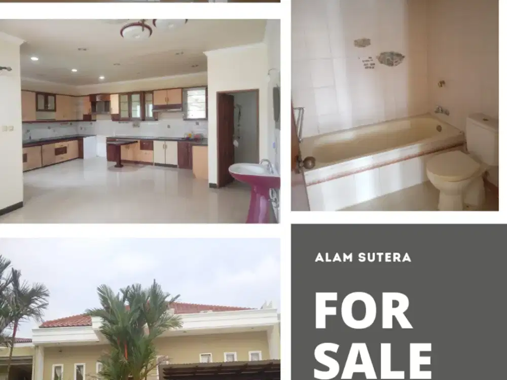 Dijual Rumah Bagus 2 Lantai Kawasan Elite Alam Sutera Sutera Cemara,Alam Sutera