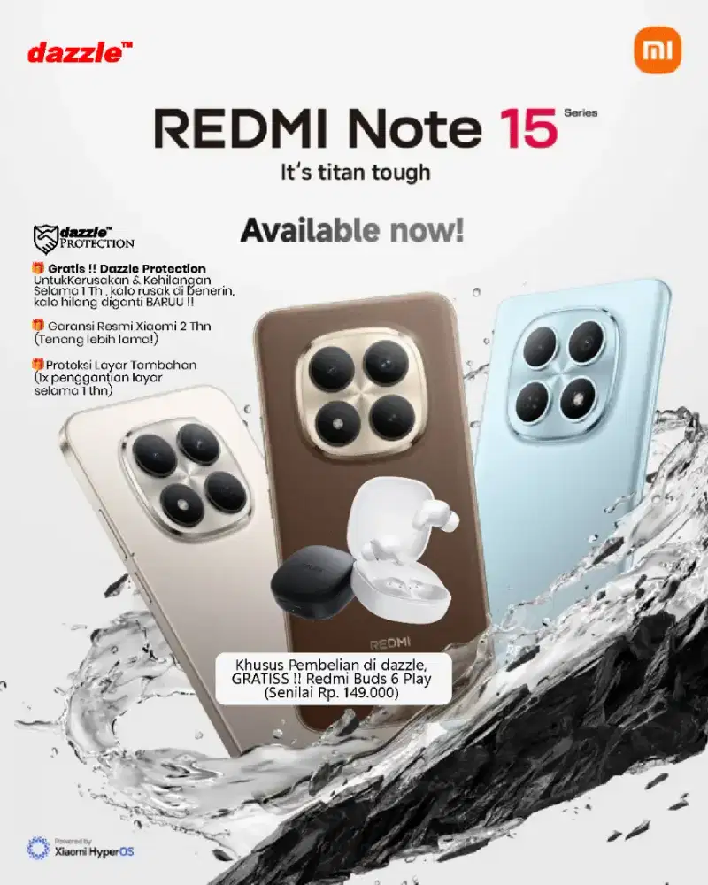 Open PO Redmi note 15 series