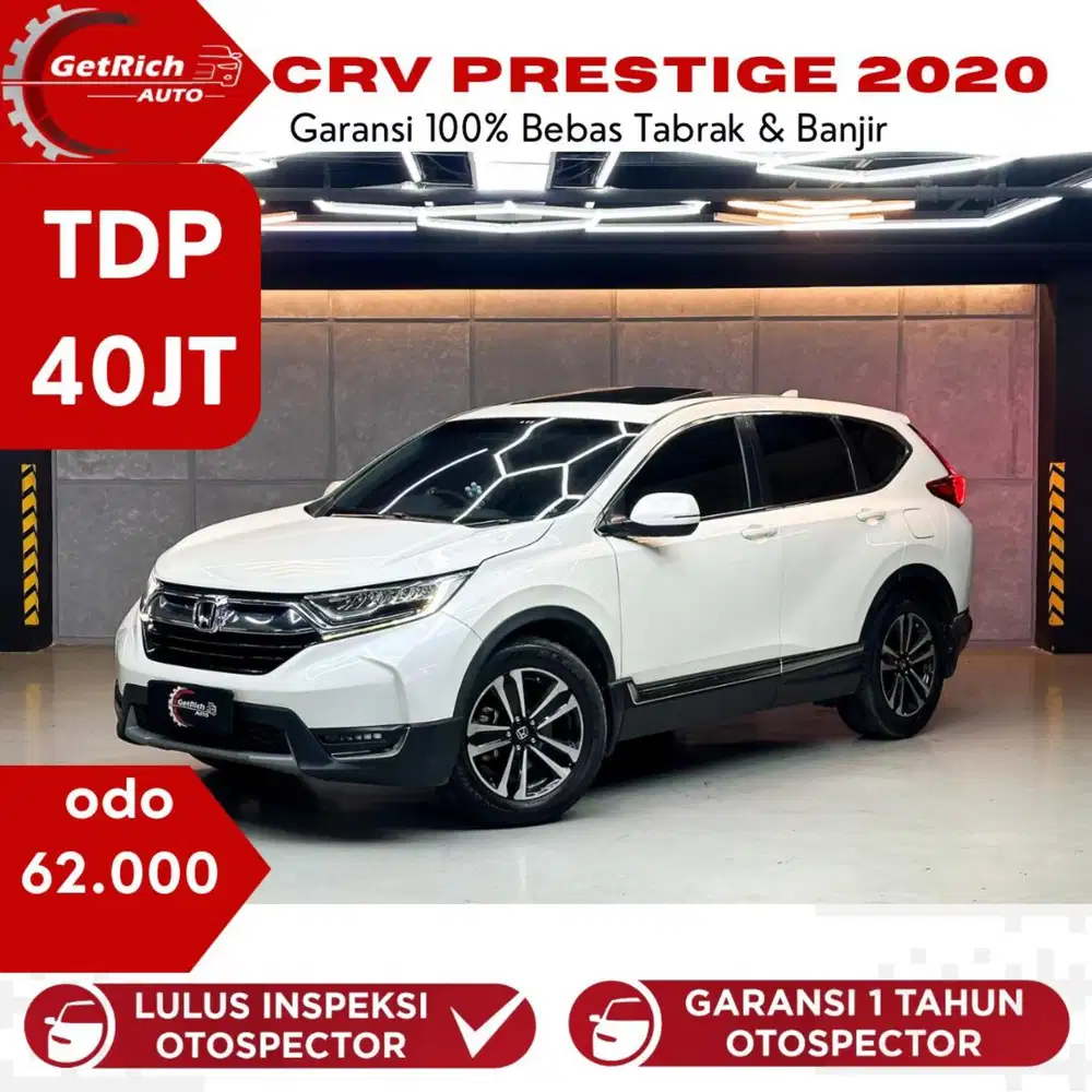 Honda Crv Prestige 2020 Turbo putih