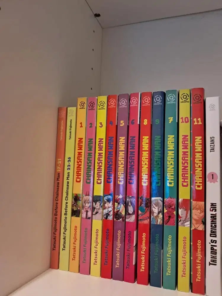 Chainsaw man cabutan ori vol 1 - 11 + before csm 22 - 26 dan 17 - 21