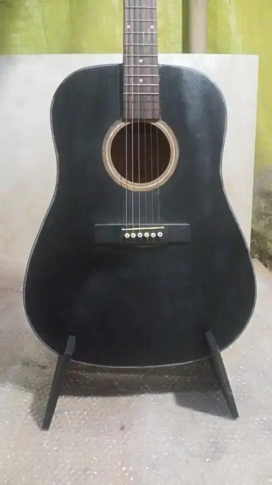 Jual gitar akustik bolong jumbo tanam beso