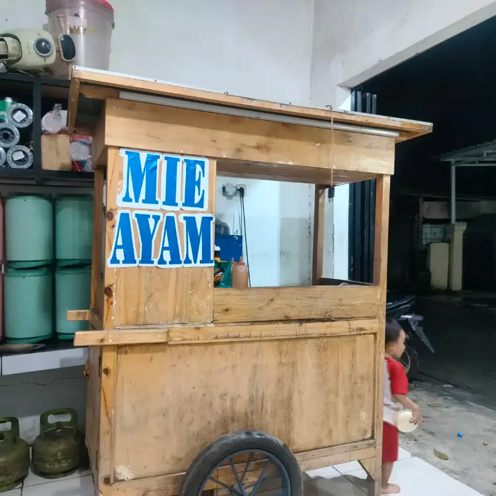 Dijual gerobak mie ayam