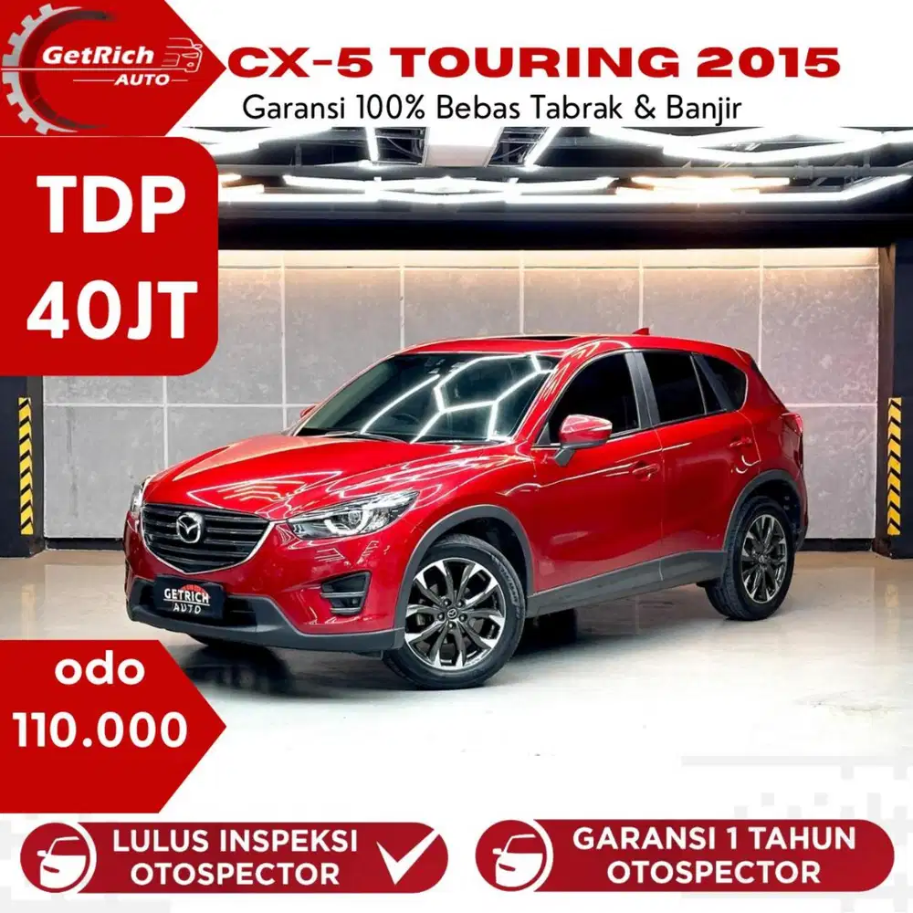 SUPER MULUS !!! MAZDA CX 5 TOURING 2.5 2015 Merah