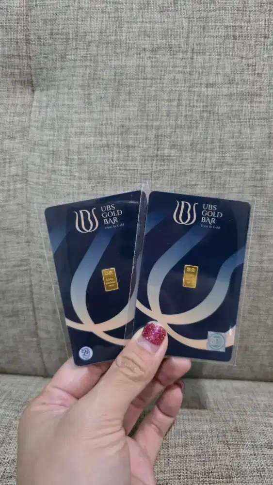 Emas UBS 0,5gram logam mulia emas murni 24 karat UBS ANTAM GALERI 24