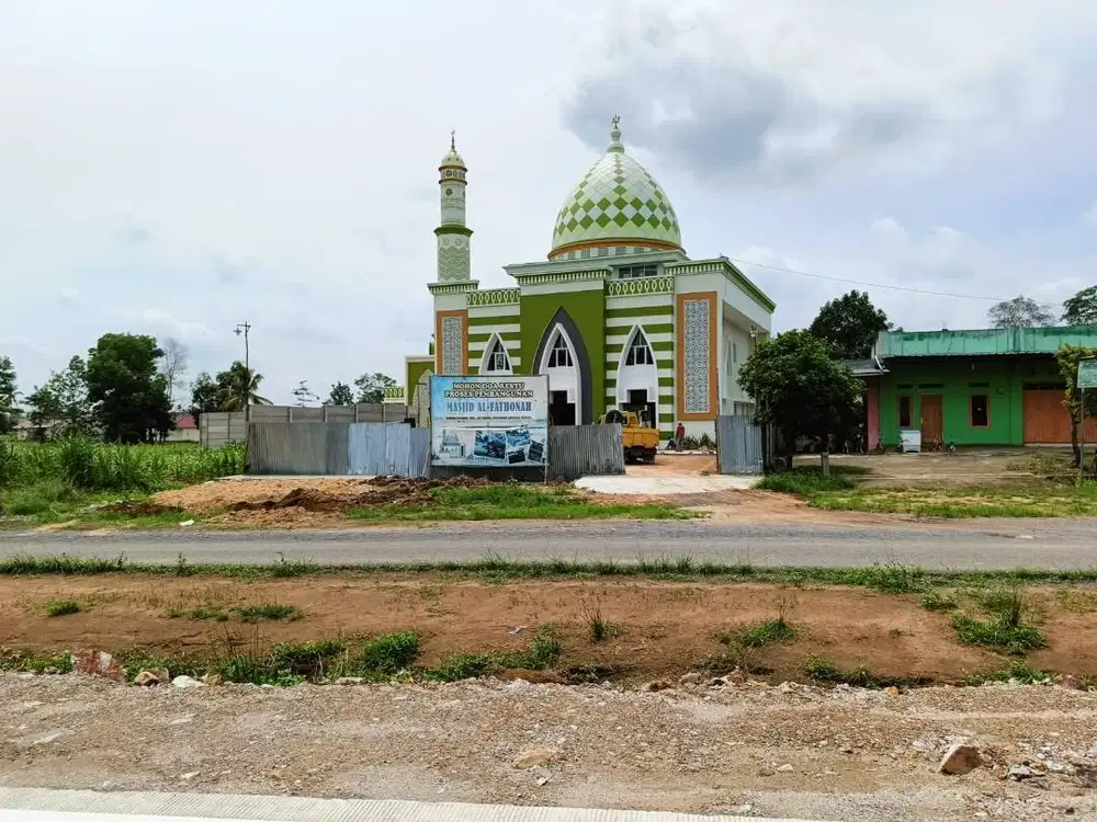 TANAH MURAH DEKAT KAMPUS ITERA HANYA 100MTR DARI DUA JALUR BISA TEMPO