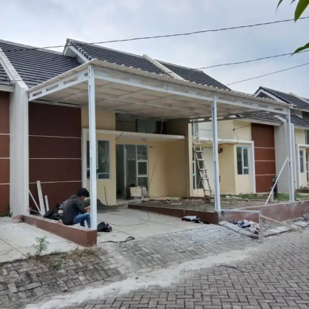 Kanopi garasi pelindung AC dan kendaraan