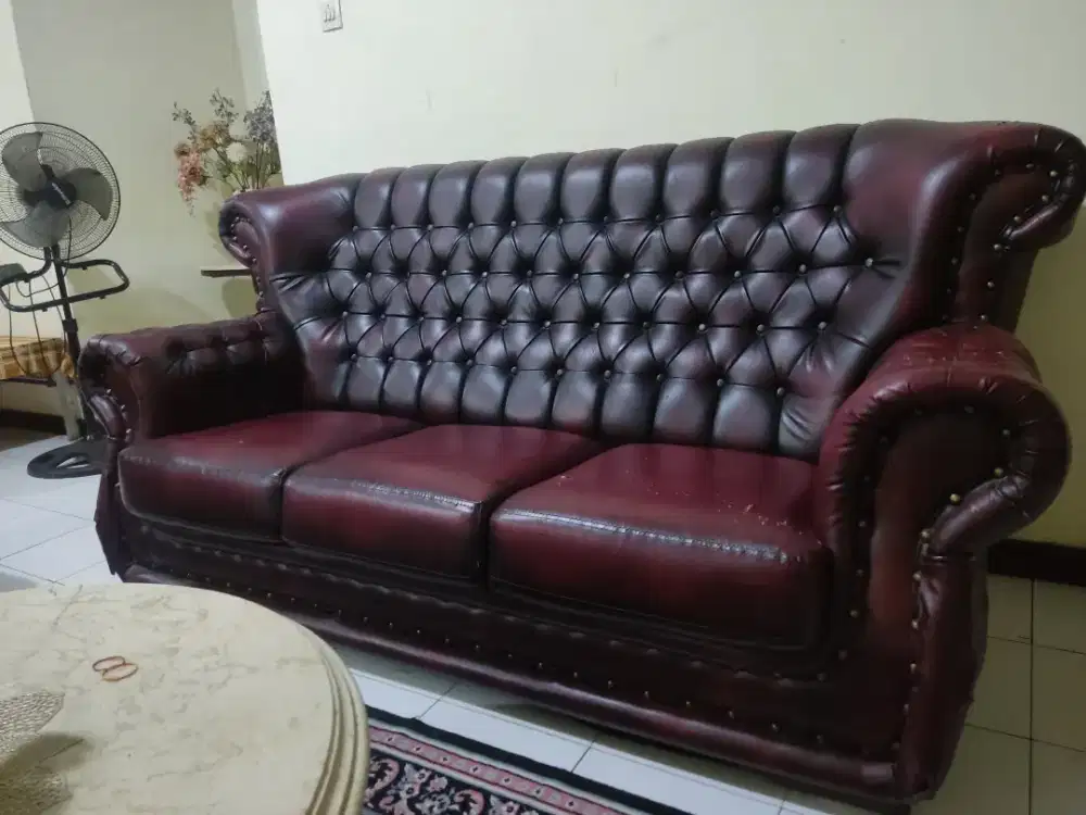 Sofa tamu 321 kulit