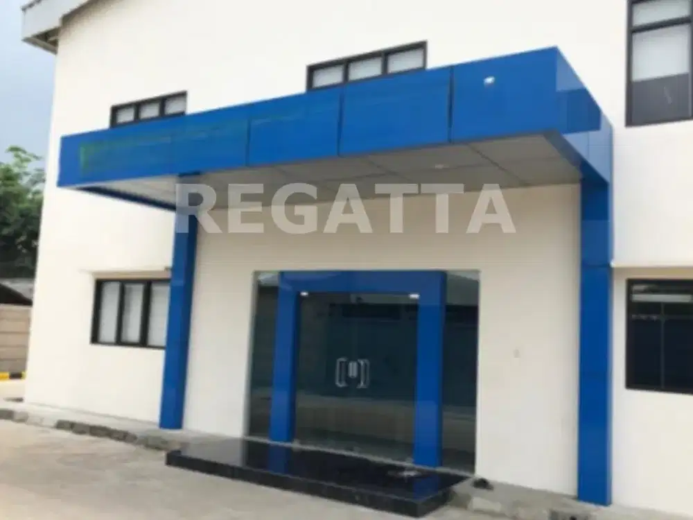 Pabrik Strategis Bebas Banjir di Cikarang Pusat Lokasi Pinggir Jalan, Dekat Tol