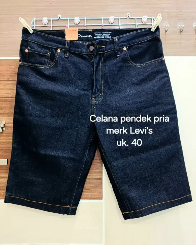 Celana Jeans Pendek Pria dewasa jumbo