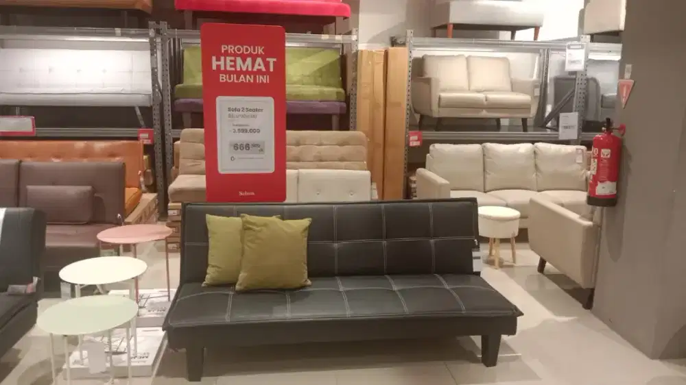 Dijual cepat sofa bed