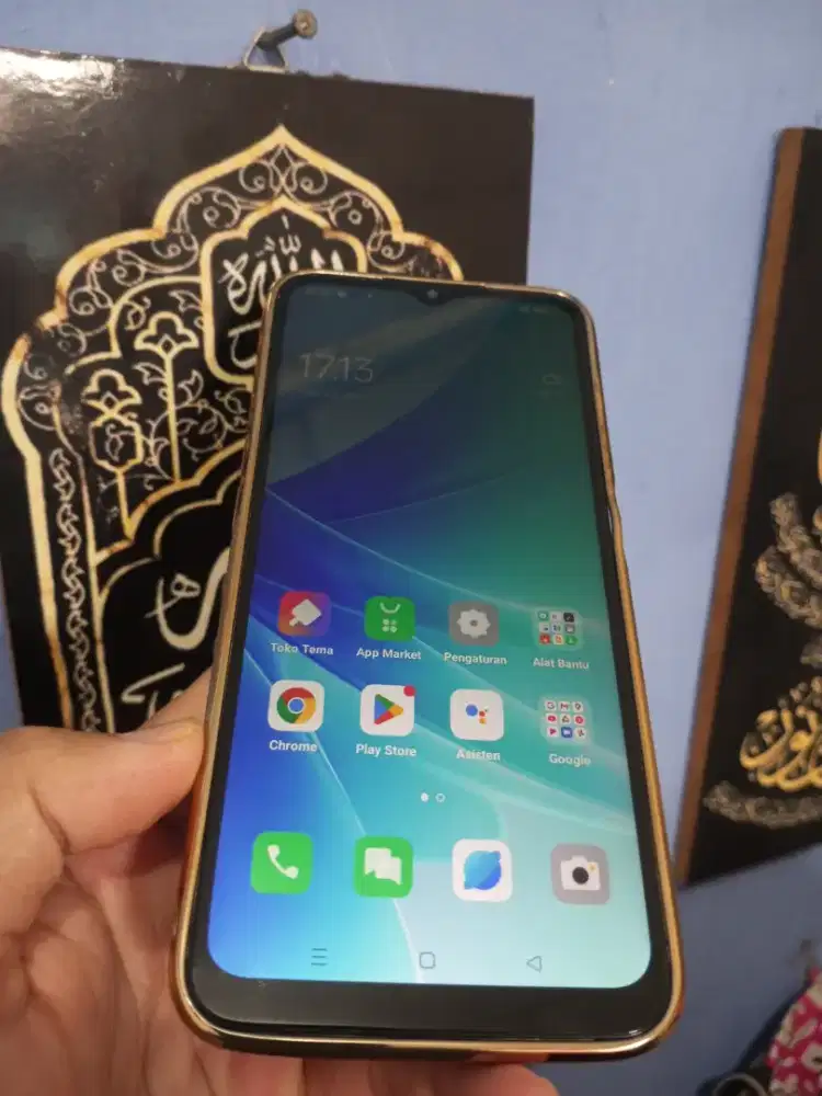 Oppo A77S, Ram 6/128 GB Normal no minus, hp dan casan