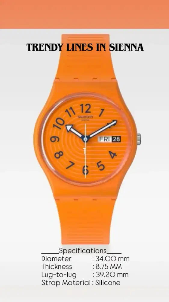 SWATCH Trendy In Sienna