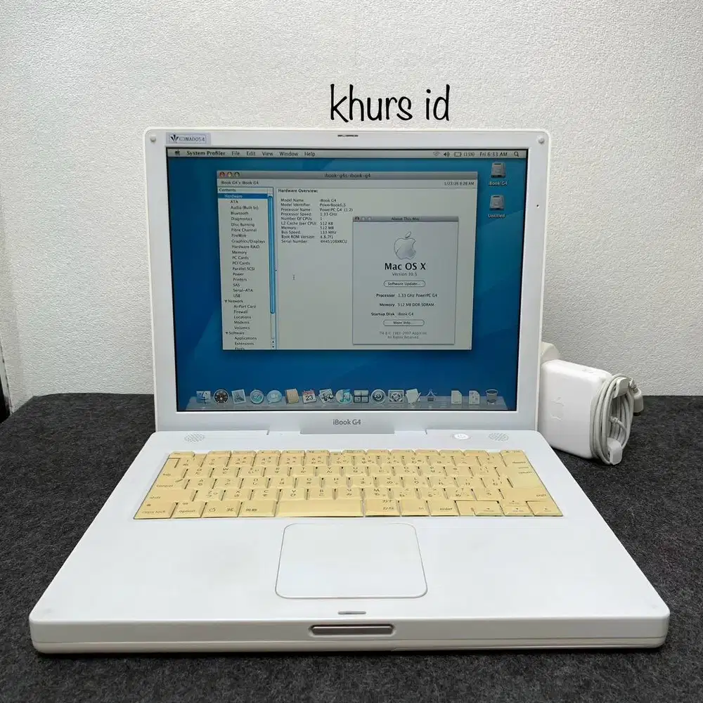 ibook g4 14inch late 2004 - apple rare collection