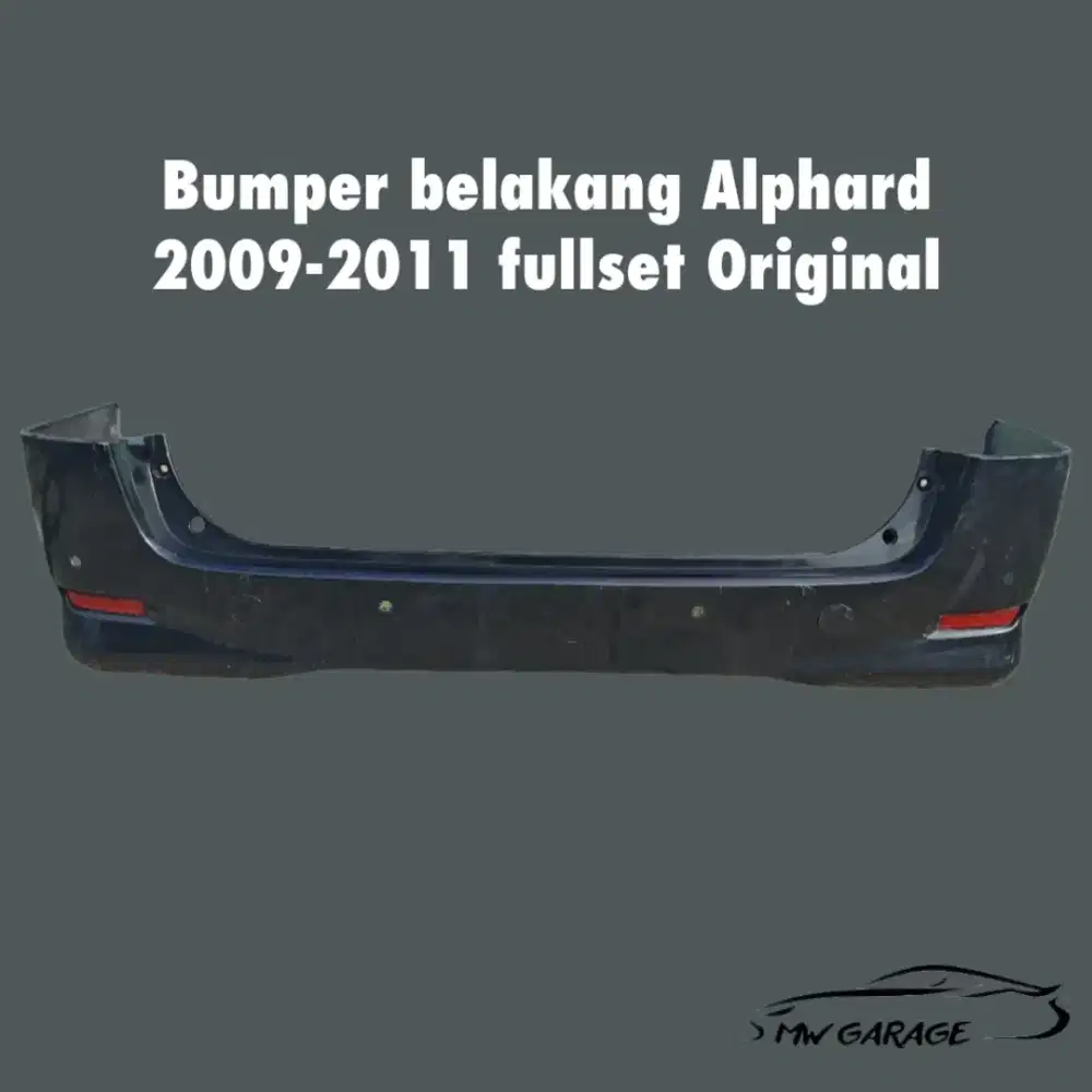 Bumper belakang Alphard Vellfire 2009-2011 original
