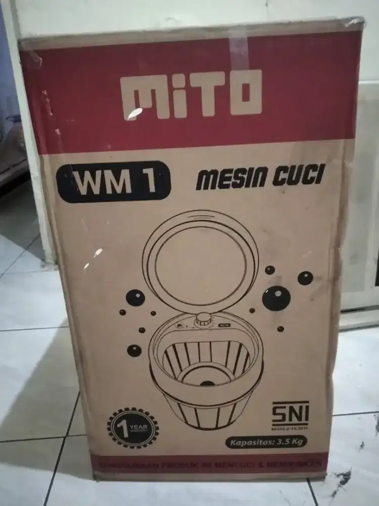 Mesin cuci mito  3.5kg