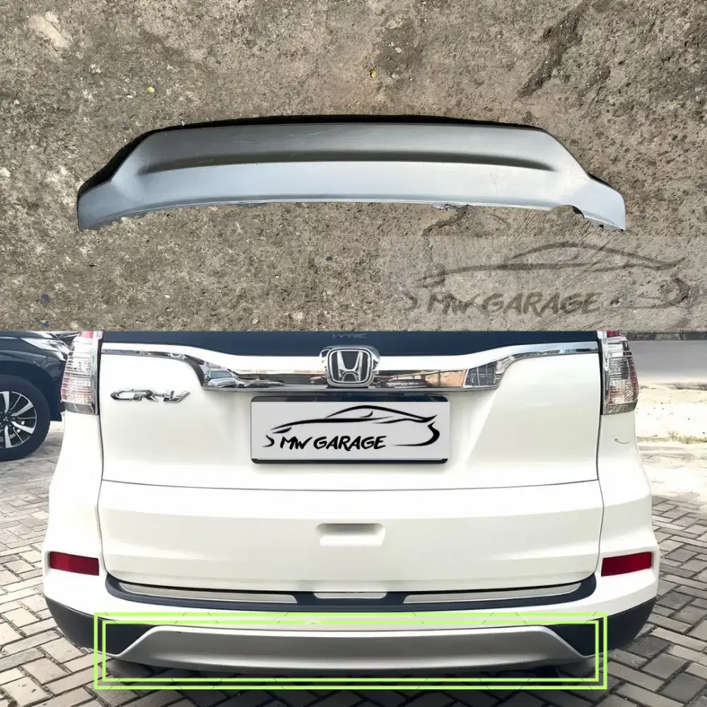 Garnish diffuser bumper belakang CRV Gen4 Facelift 2015 2016 Original