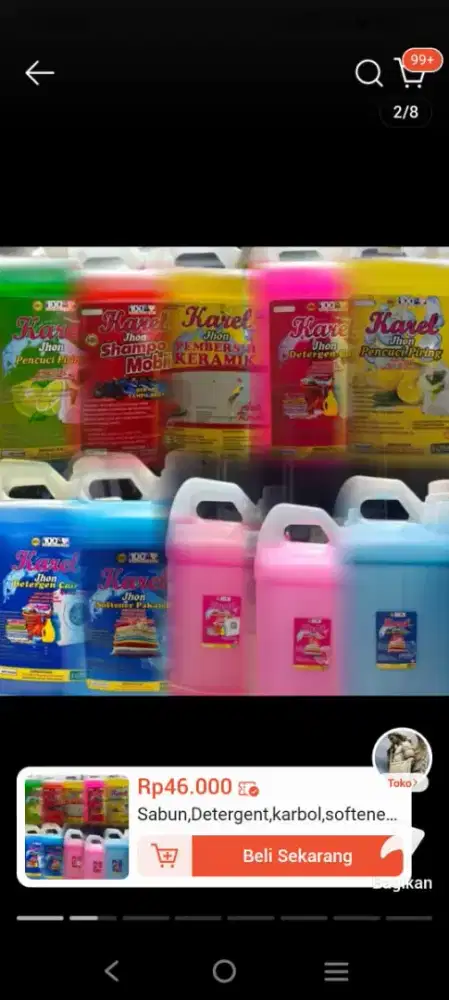 Sabun literan 5 . 5 liter