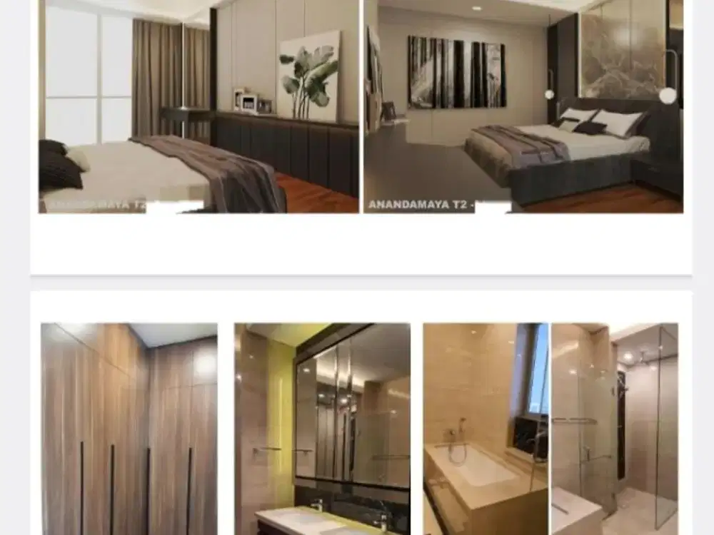 Dijual apartemen anandamaya residence tanah abang jakarta pusat