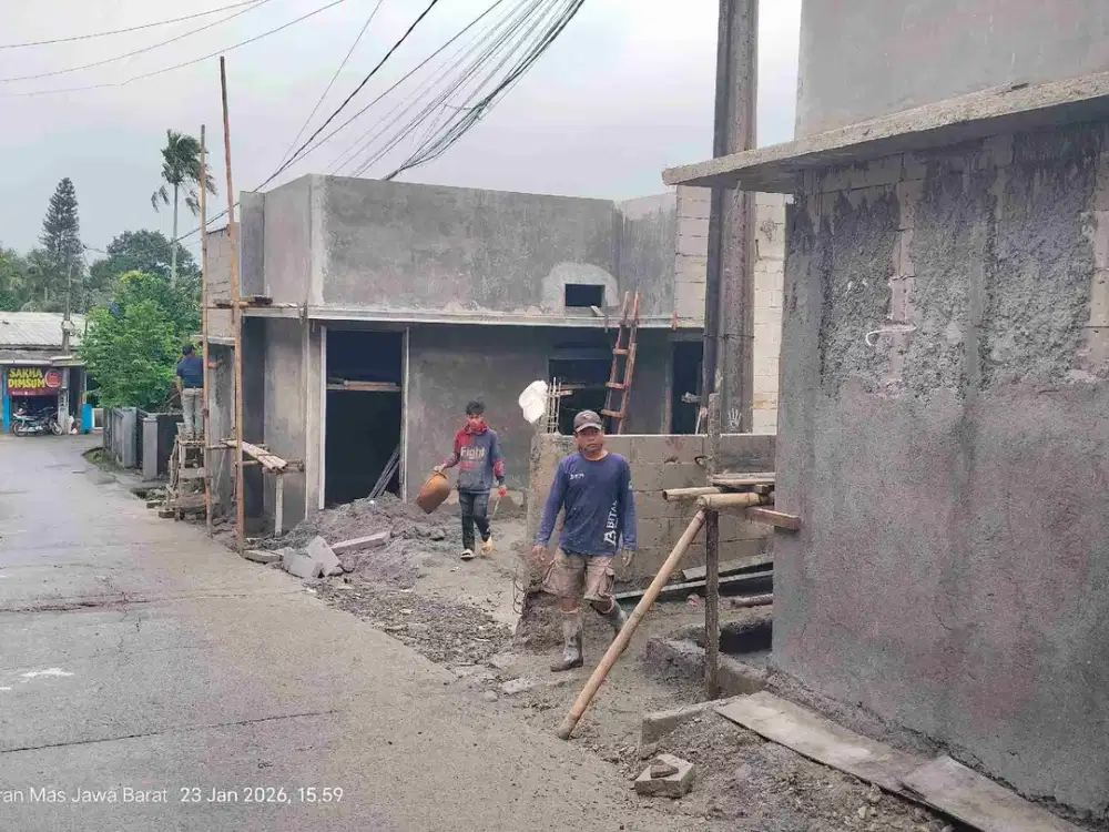 di jual rumah type 38/43 meter redy bisa kpr  masuk mobil di sawangan baru Depok