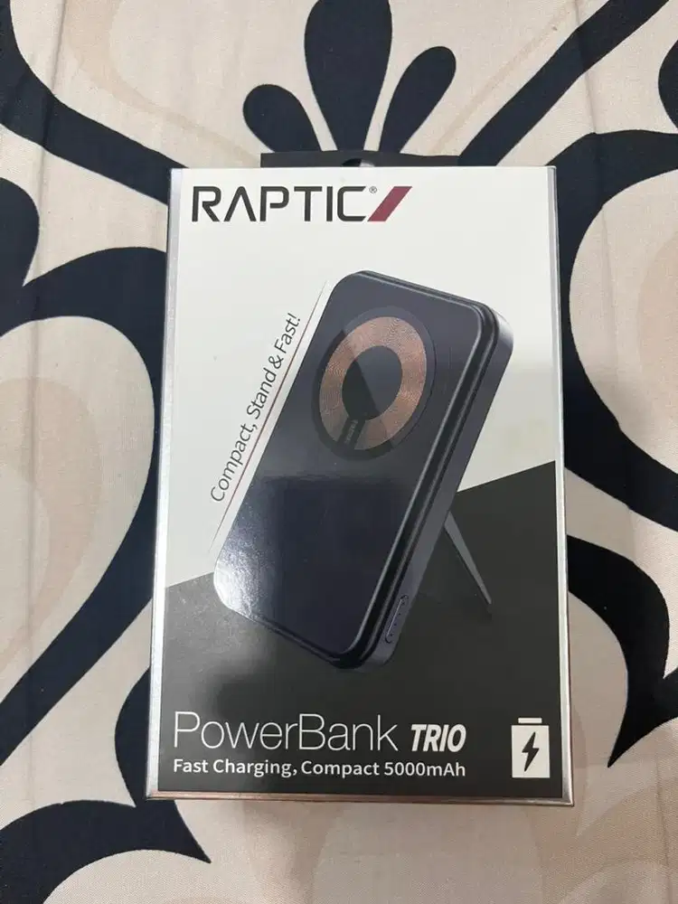 ( baru ) dijual powerbank RAPTIC wireless charging