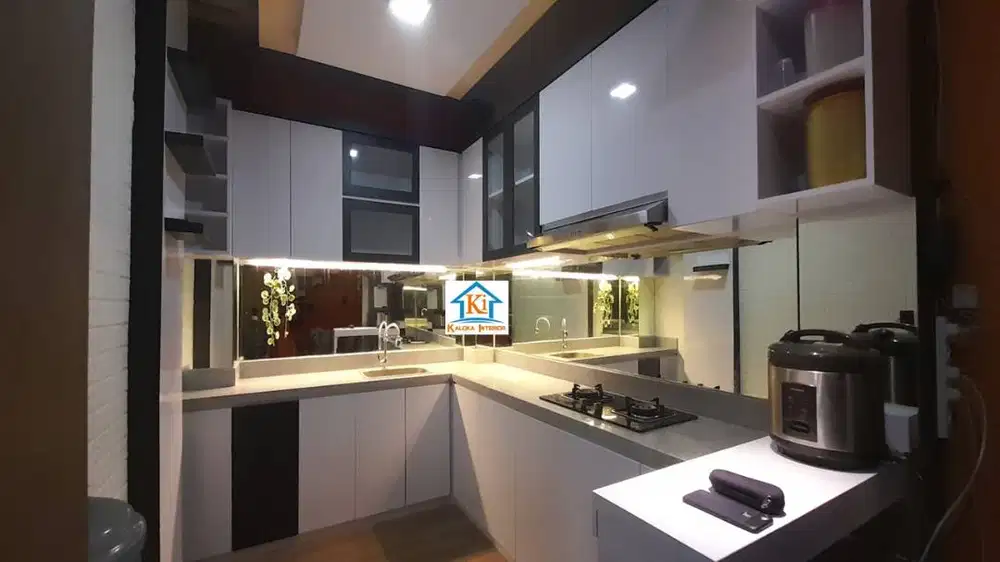 Jasa Bikin Kitchen Set Minimalis Surabaya, Kaloka Interior