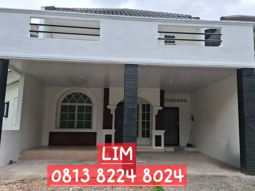 DIJUAL RUMAH BESAR MURAH BAGUS LT 165 RANGKA BAJA RINGAN KOTA WISATA CIBUBUR BOGOR
