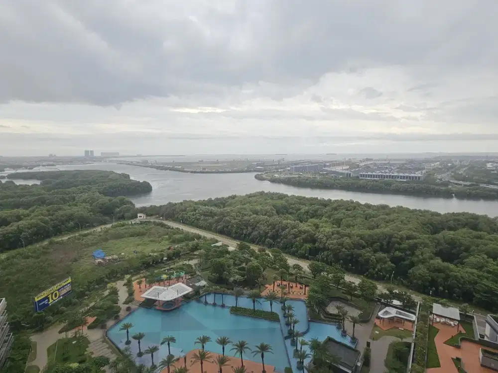 Disewakan apartement gold coast 3+1 luas 113 m2 ready