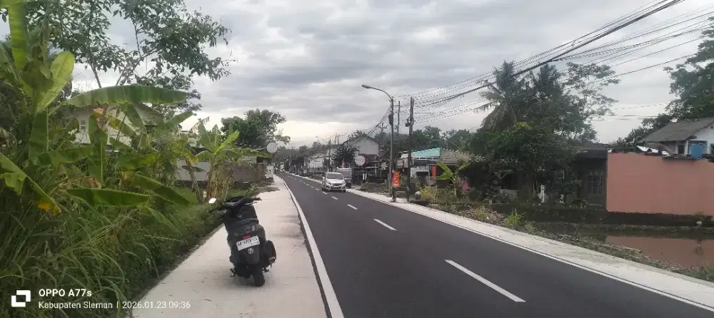 Dijual Tanah Sawah Jalur Kuning Di Jalan Utama Turi Sleman Trimulyo