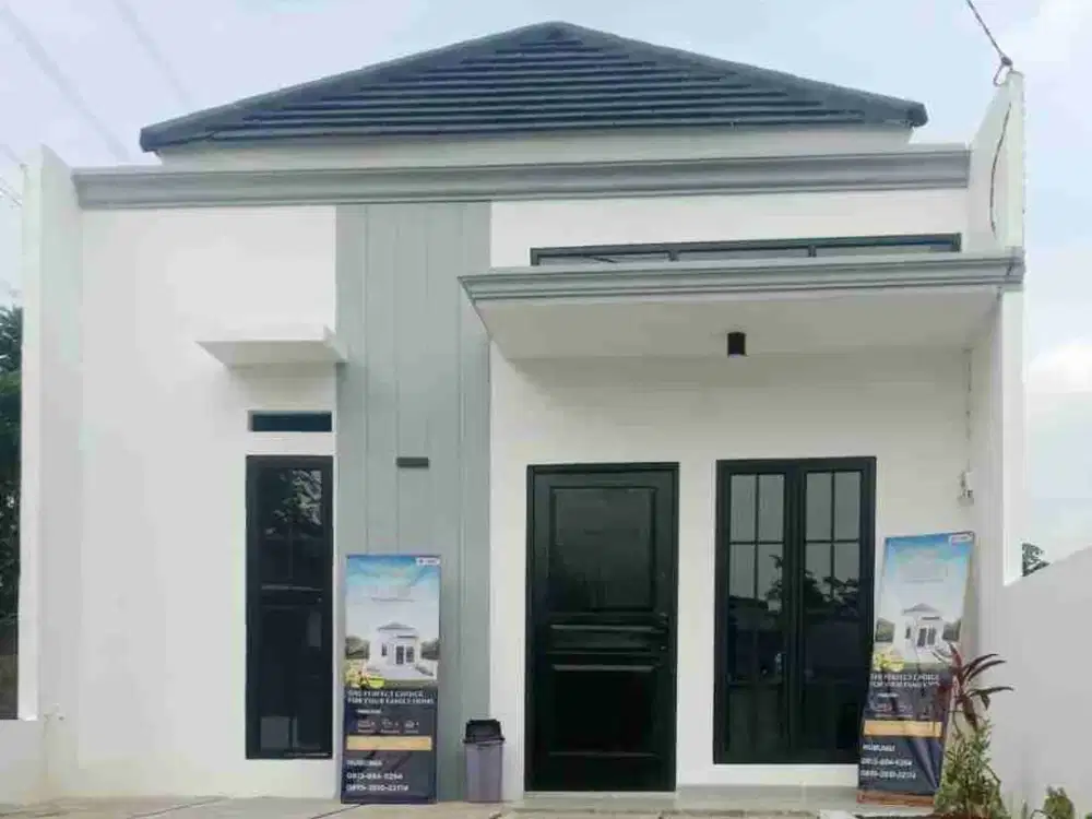 RUMAH TERMURAH MEWAH SIAPHUNI DENGAN TANAH LUAS 5 MENIT KE STASIUN KRL DAN TOL