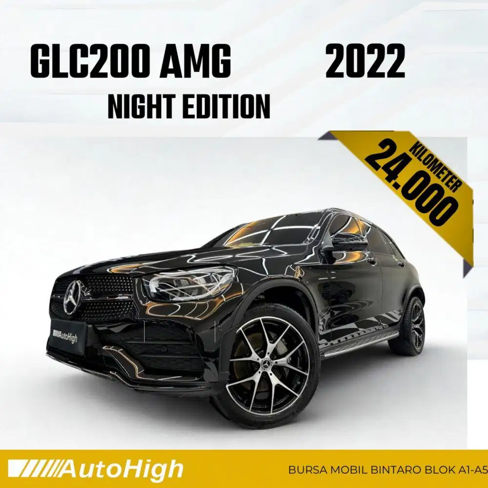 DP10% [Km24.000] GLC200 AMG 2022 Black / GLC 200 Reg 2023 #AUTOHIGH