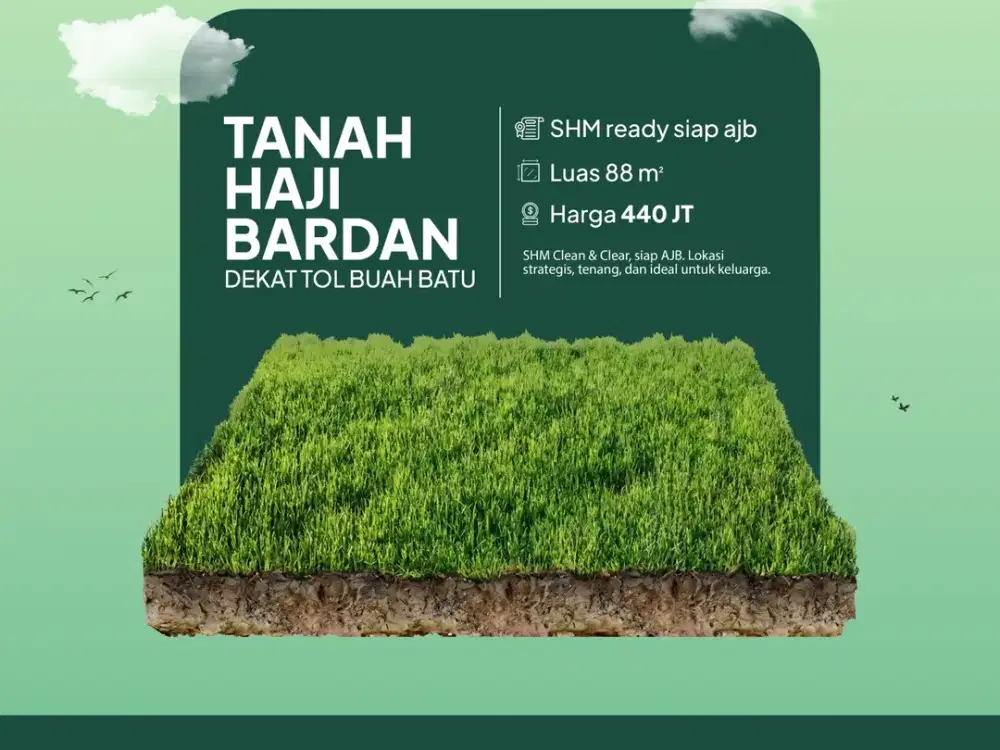 Dijual Tanah di Buah Batu Siap Bangun Legalitas SHM