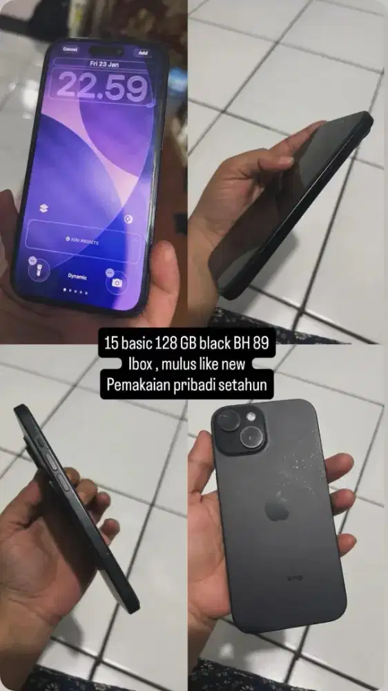 Iphone 15 basic black 128gb