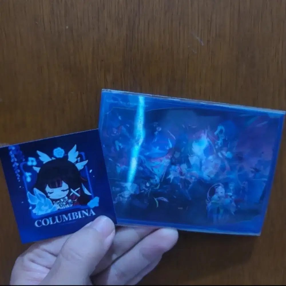 Di jual kartu hologram lenticular columbina