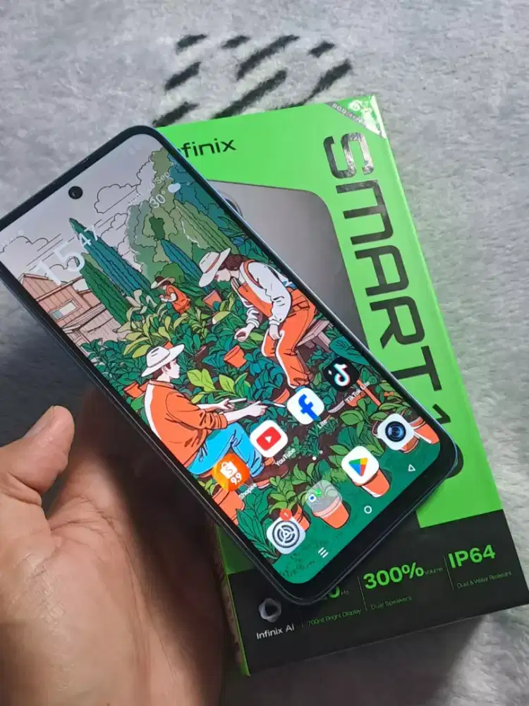 Infinix smart 10 4/64 komplit