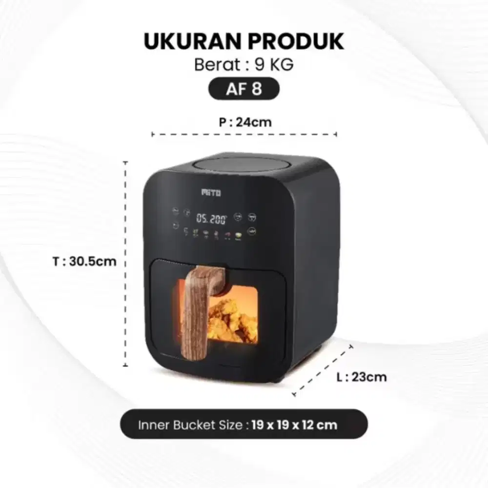 AIR FRYER MITO AF8