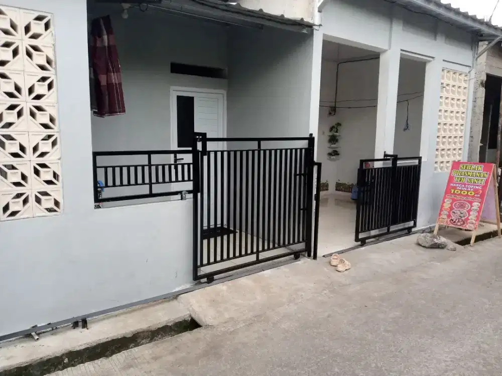 Pagar Dorong Jari Jari Minimalis