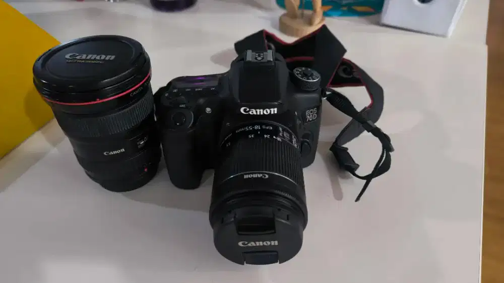 Canon 70d + lensa 17-40 F4 L USM & kit