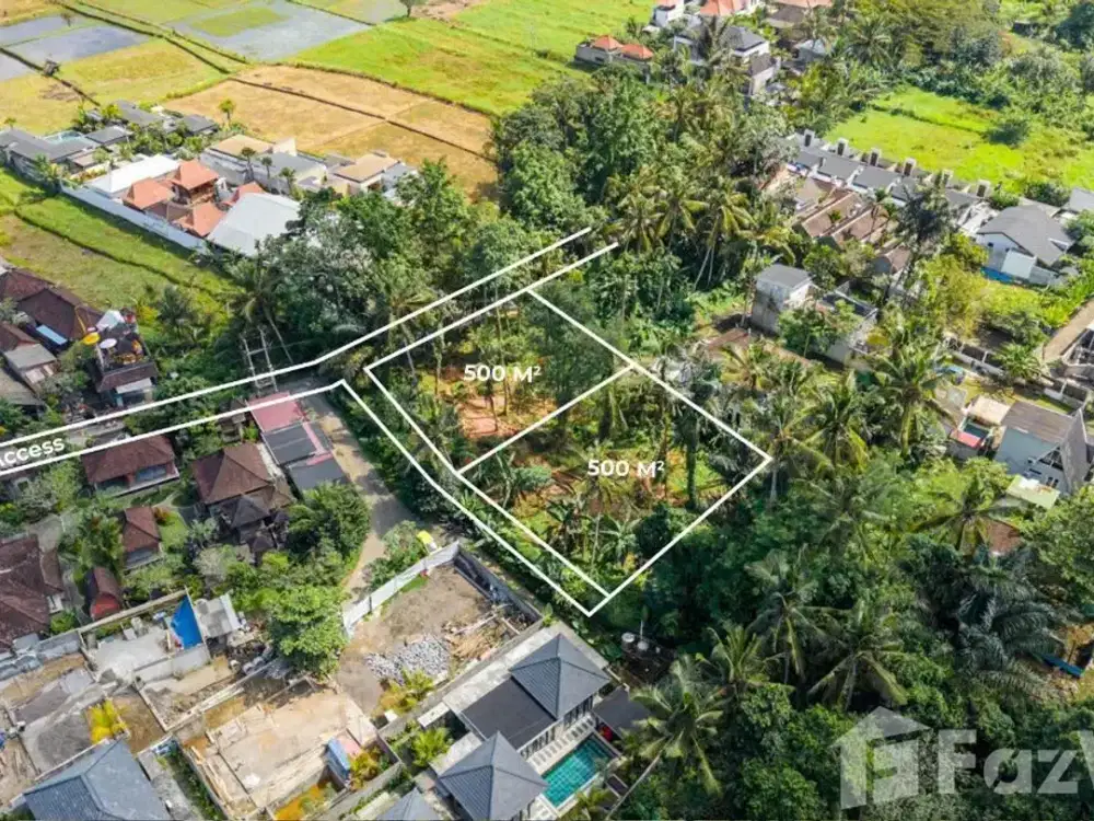 Land for sale in Ubud, Bali