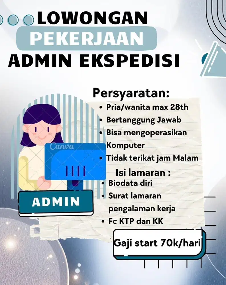 Admin ekspedisi operasional