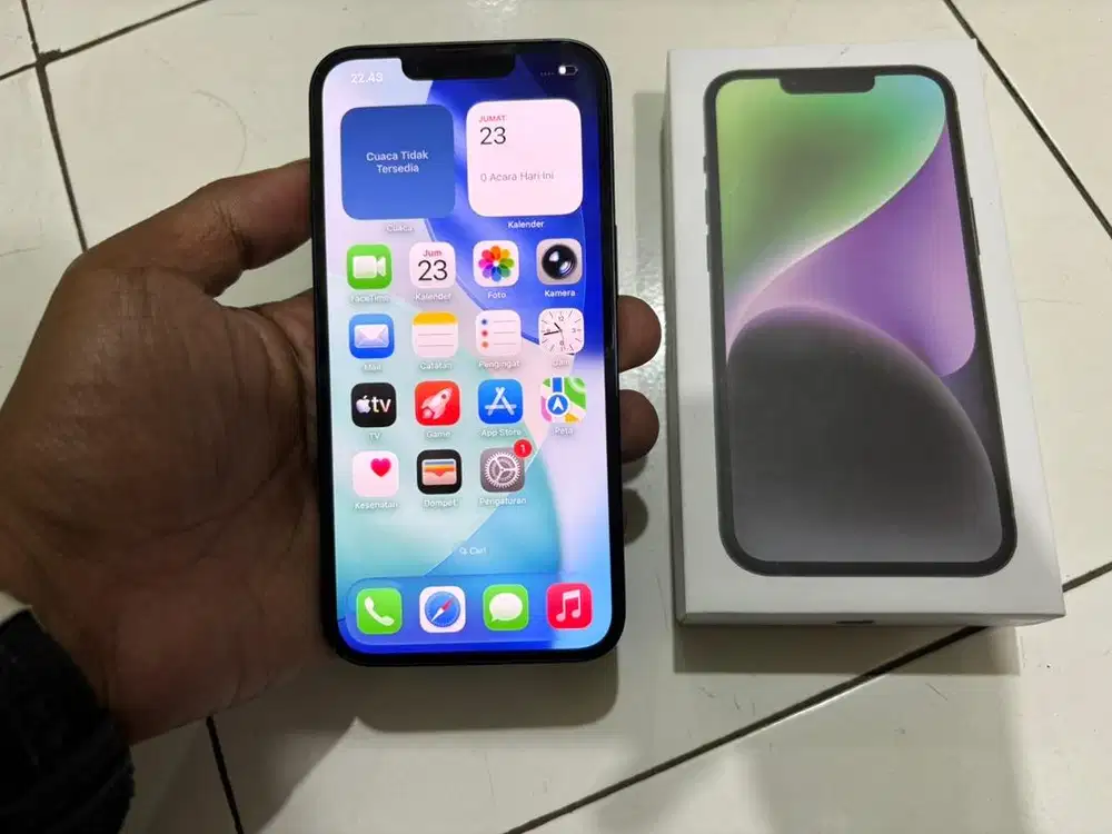 iPhone 14 128GB Ex Ibox Bisa tukar tambah