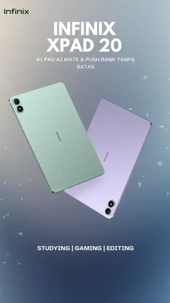 INFINIX XPAD 20 LTE 8/256 READY STOK