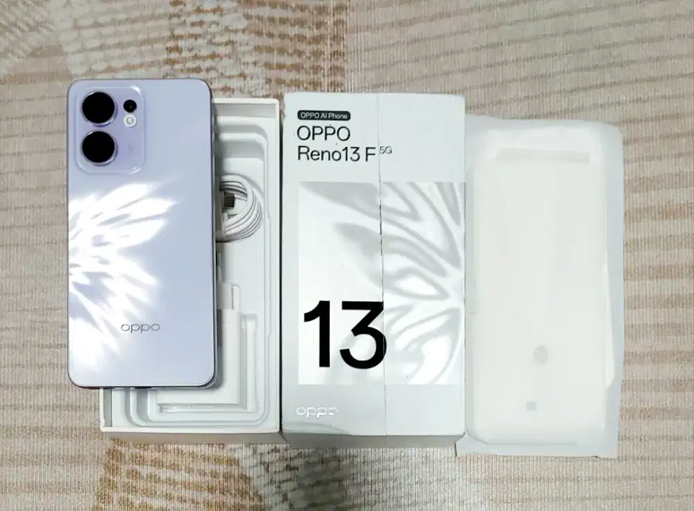 Oppo Reno 13F 5G Ram 8+8/256GB Like New Garansi 11 Juli 2026 Fullset