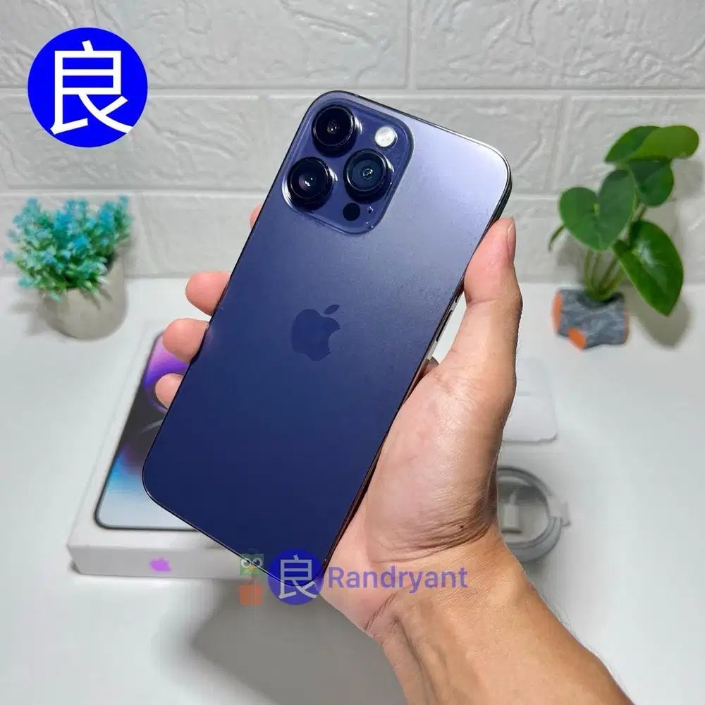 iPhone 14 Pro Max 256GB Deep Purple Ex-Inter SIM Lock RSim Fullset