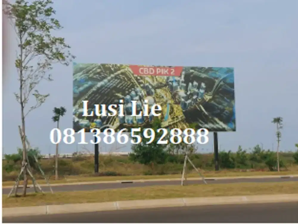 Kavling komersil Pik2 luas 6479m, 3 unit gandeng,bisa sewa satuan