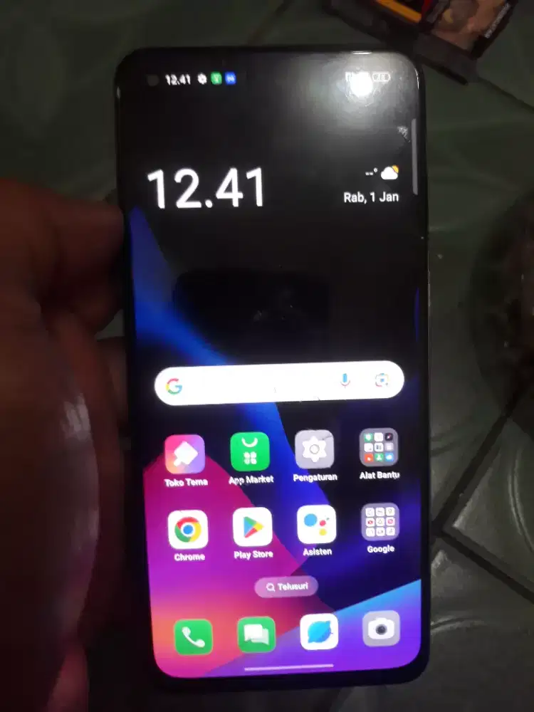 Oppo Reno5 5g  Ram 8+4/128gb minus tc retak sentuh aman lcd ori