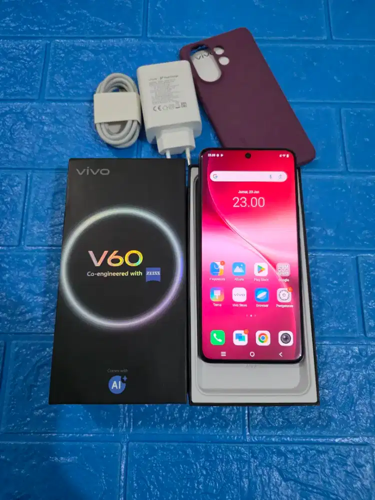 Vivo V60 5G 12+12/512gb Umur 2 bulan Like New