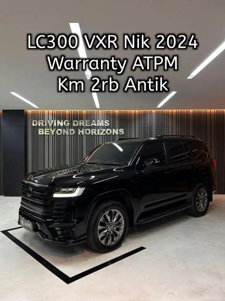 Toyota Land Cruiser LC300 VXR 2025 LC Hitam Km2rb Nik 2024 B1799EJG