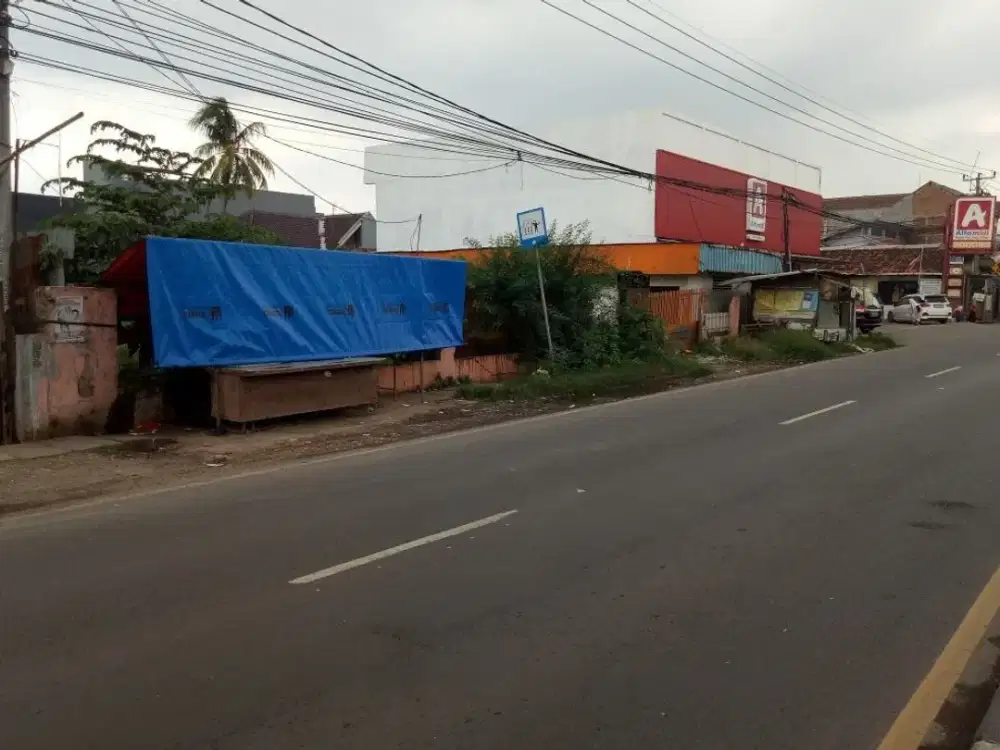 Dijual Tanah Strategis Pinggir Jalan Raya di Cikampek Karawang