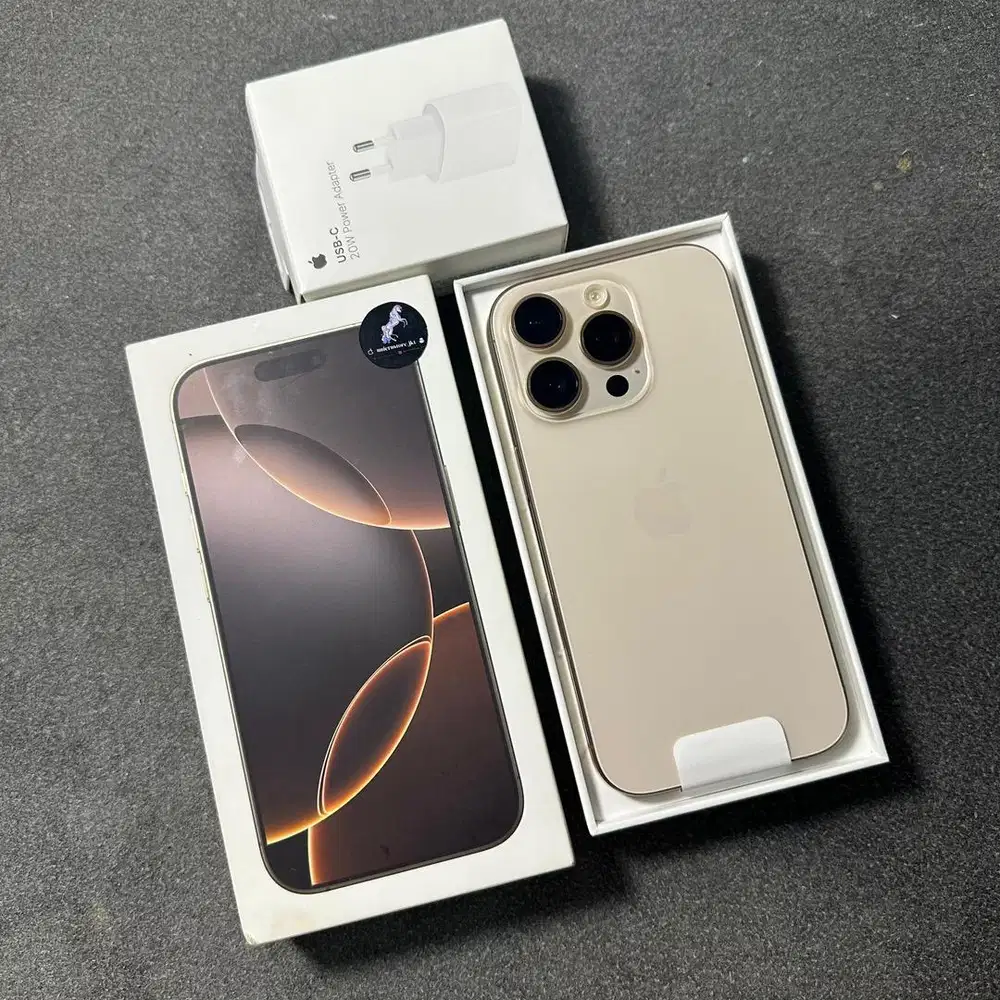 Iphone 16 Pro 128 GB Ibox Garansi On Free Adapter