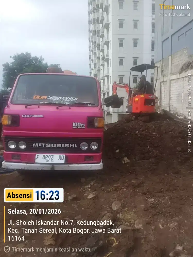 Jasa buang puing bangunan